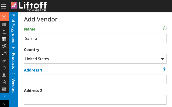 Liftoff Add Vendor