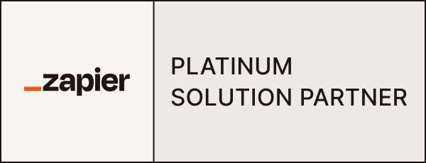 zapier platinum solution partner